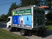 Silvestri Plumbing, electrical, and air conditioning service Truck in Fishkill, NY